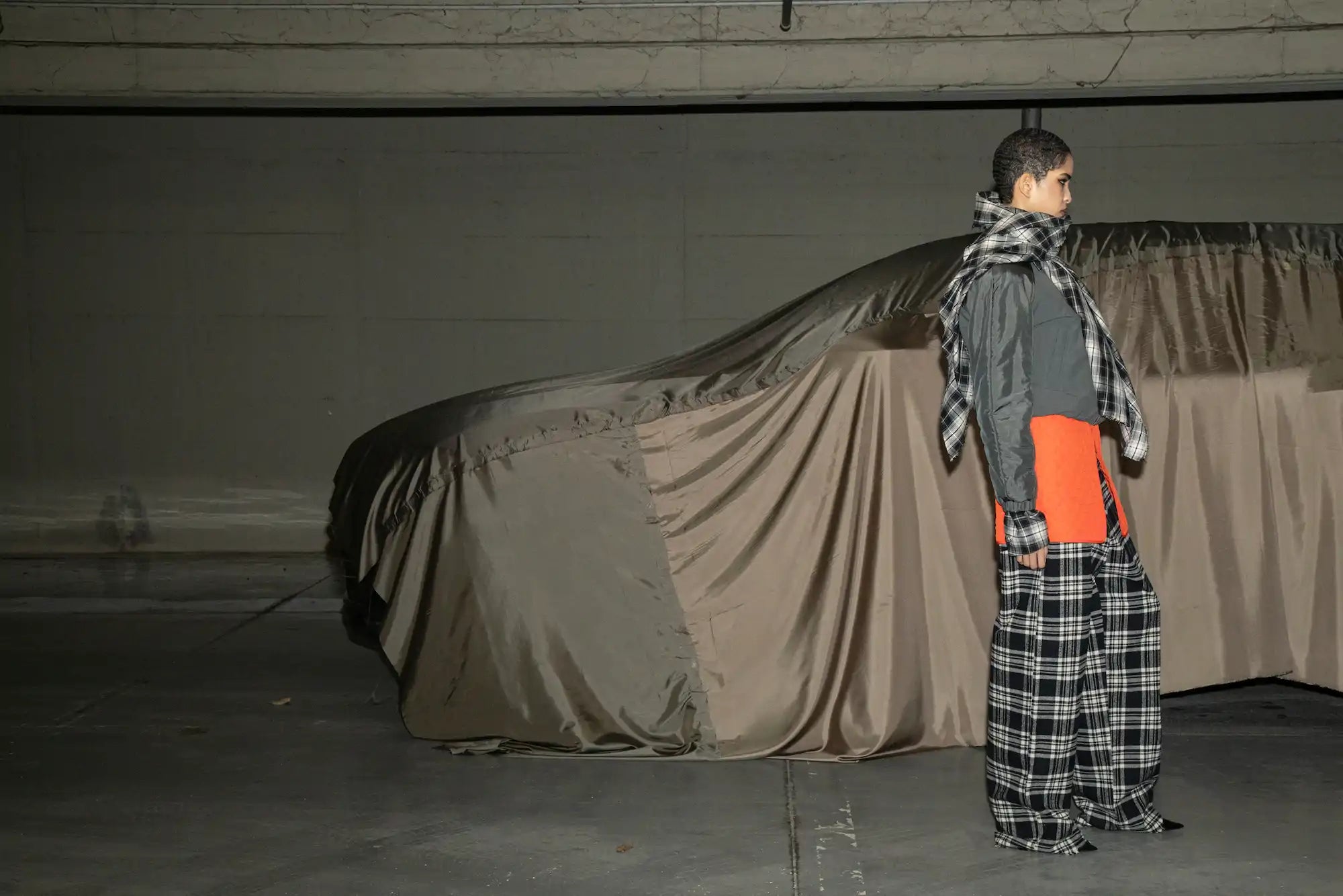 Kirsten Jacket Nylon Check